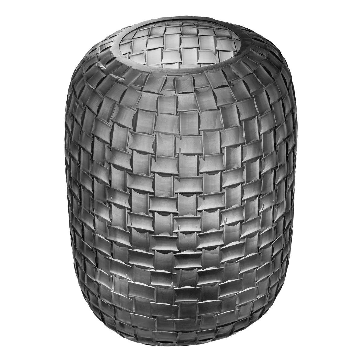 Vase Varese Large Grey Glass Eichholtz