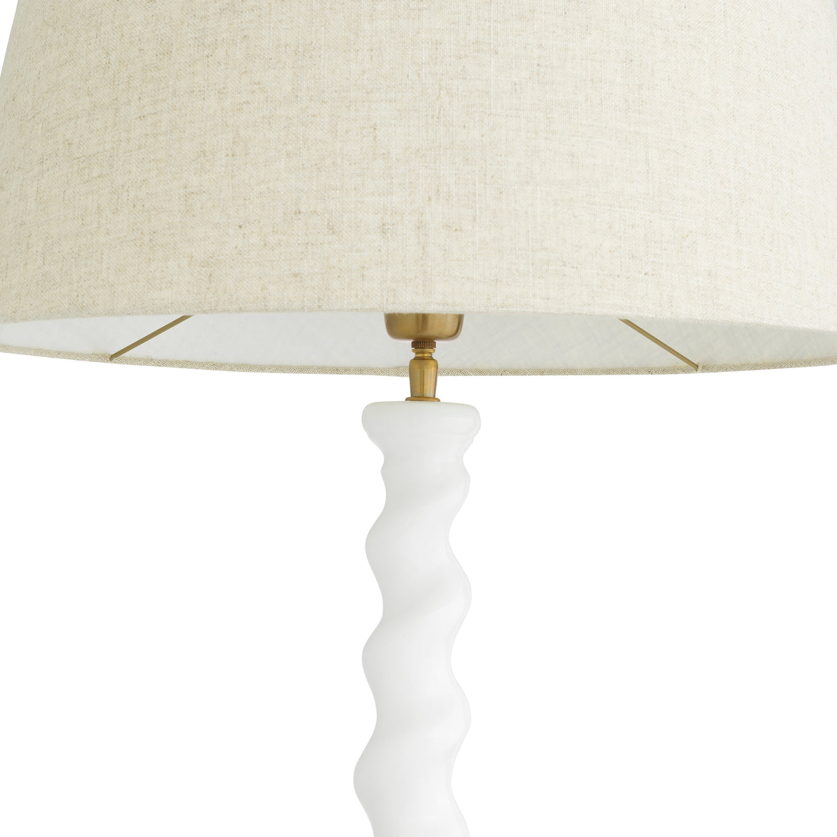 Floor Lamp Massimo Piano White Finish Incl Shade Eichholtz