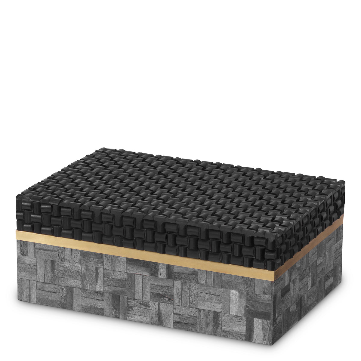 Box Seaside Small Black Grey Eichholtz