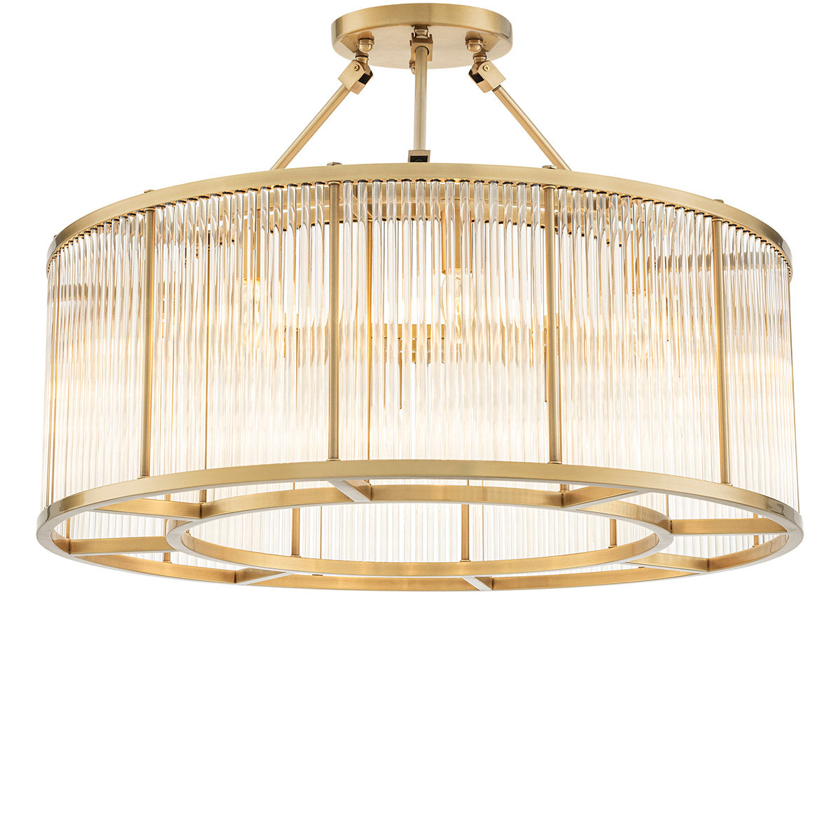 Ceiling Lamp Bernardi Large Antique Brass Finish Eichholtz