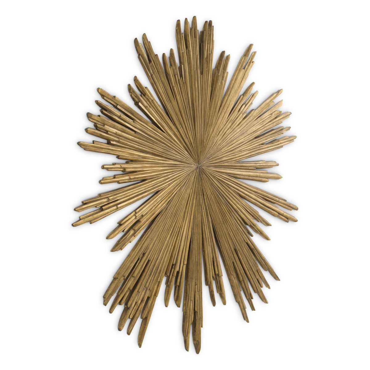 Wall Object Sunburst Antique Gold Finish Eichholtz