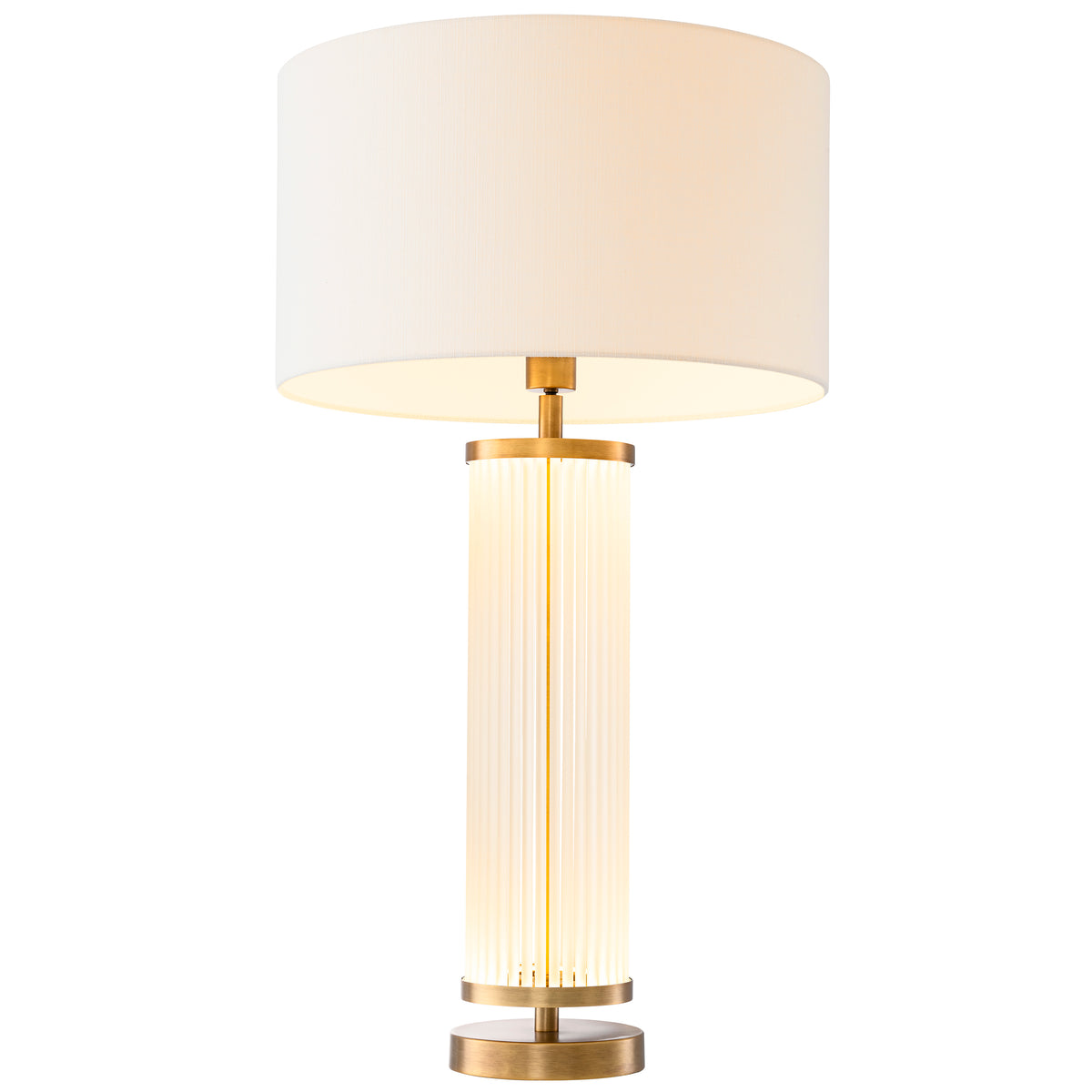 Table Lamp Thibaud Antique Brass Finish Incl Shade Eichholtz
