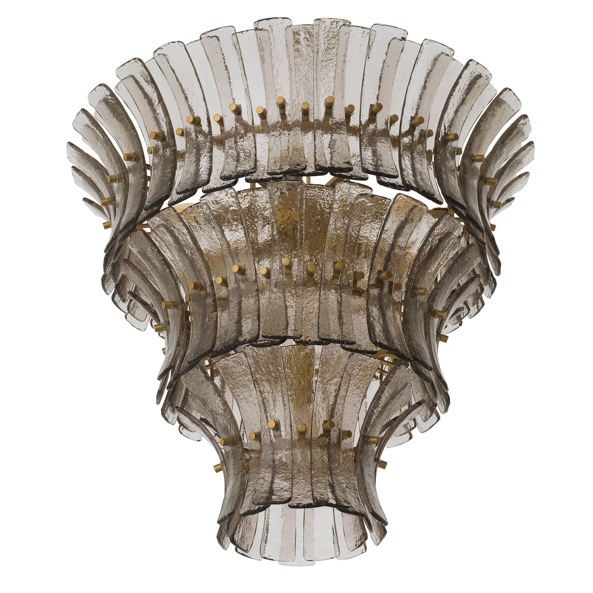 Chandelier Toscano Smoke Glass Eichholtz