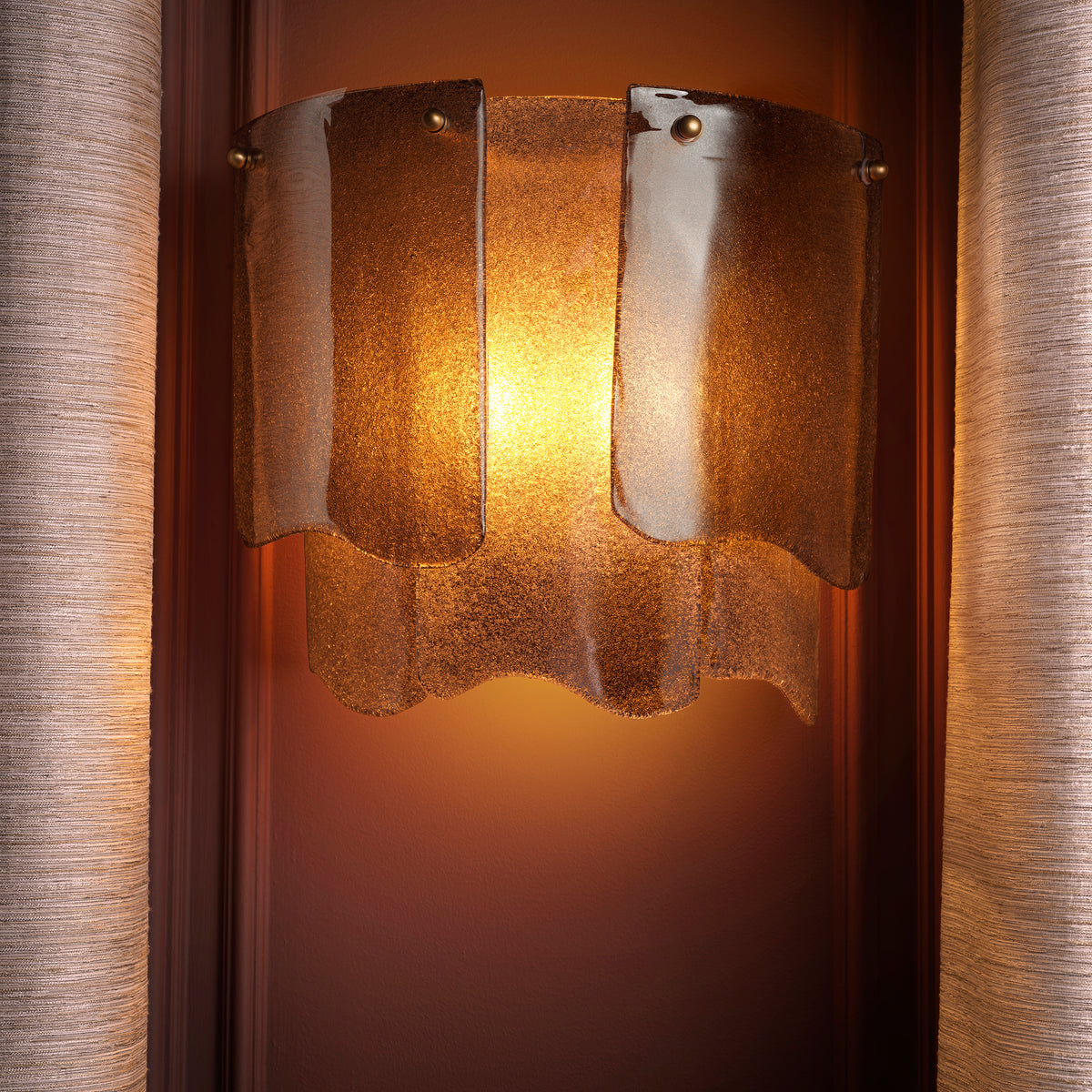 Wall Lamp Asinara Smoke Glass Eichholtz