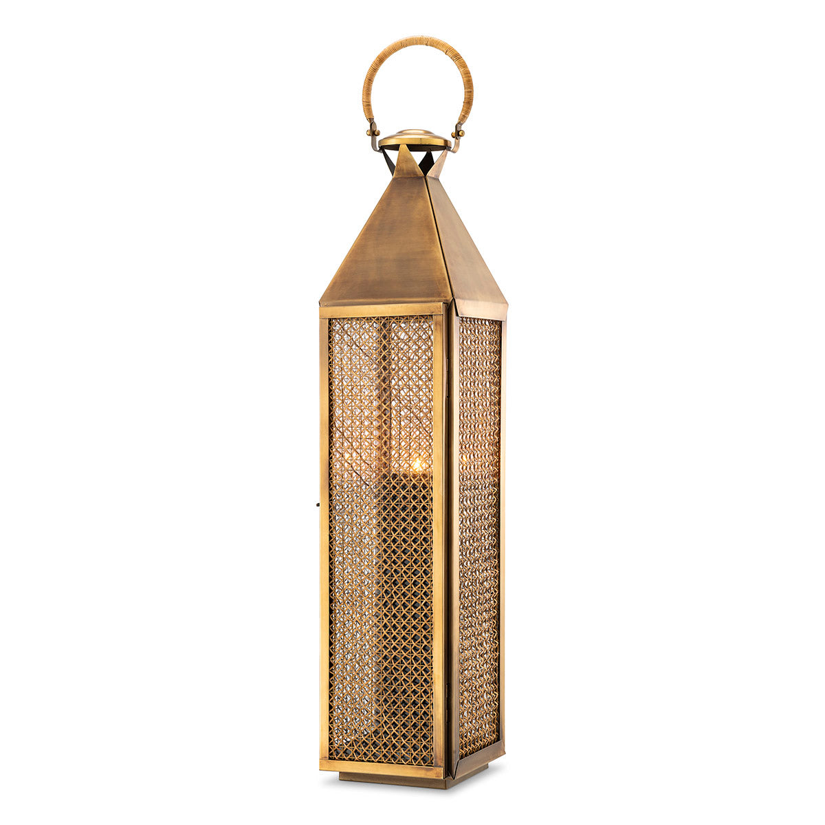 Hurricane Festival Large Vintage Brass Finish Eichholtz