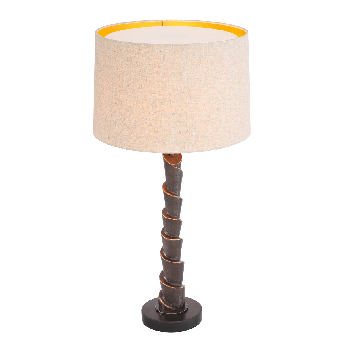 Table Lamp Riverbank Bronze Highlight Finish Incl Shade Eichholtz