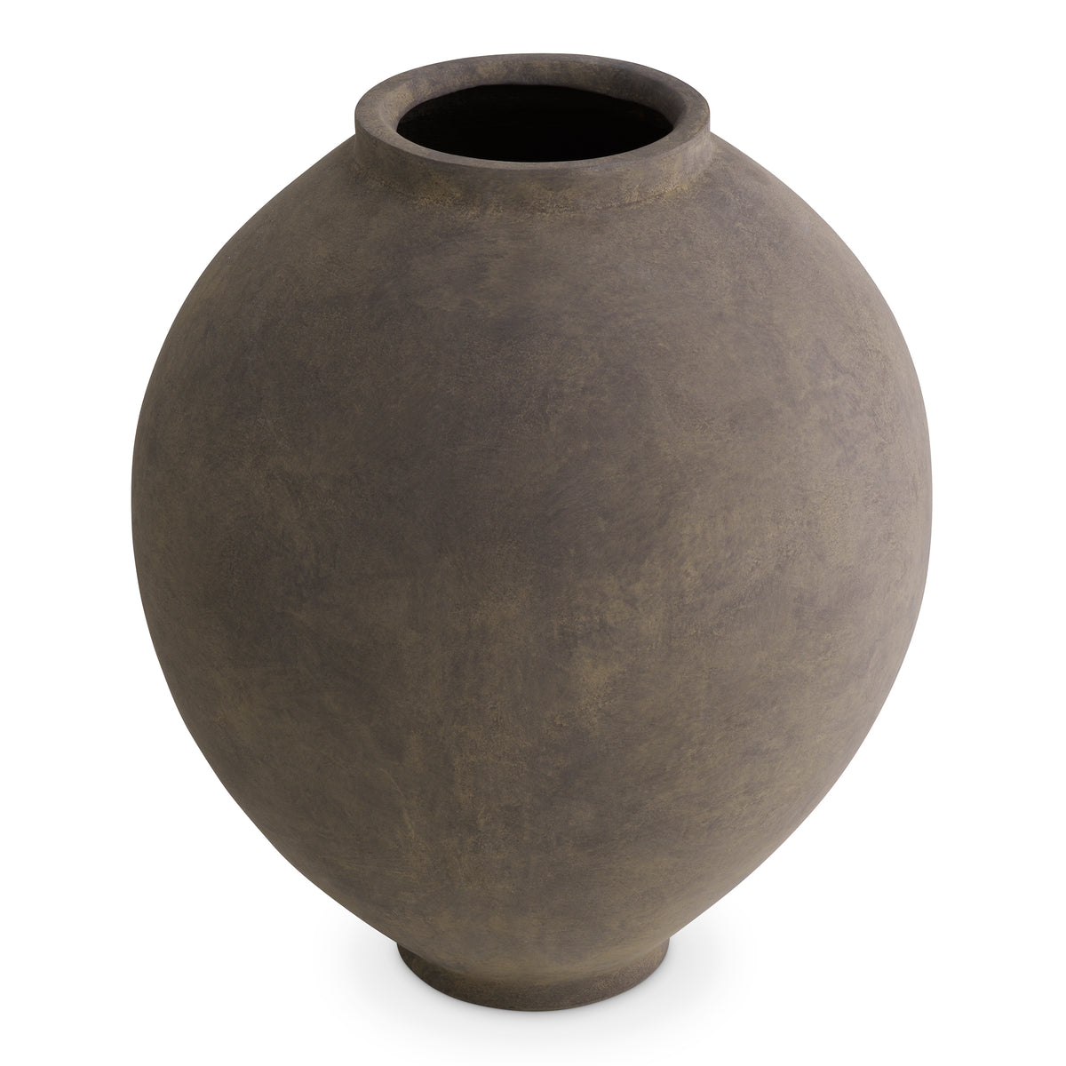 Vase Moon Jar Taupe Finish Medium Eichholtz