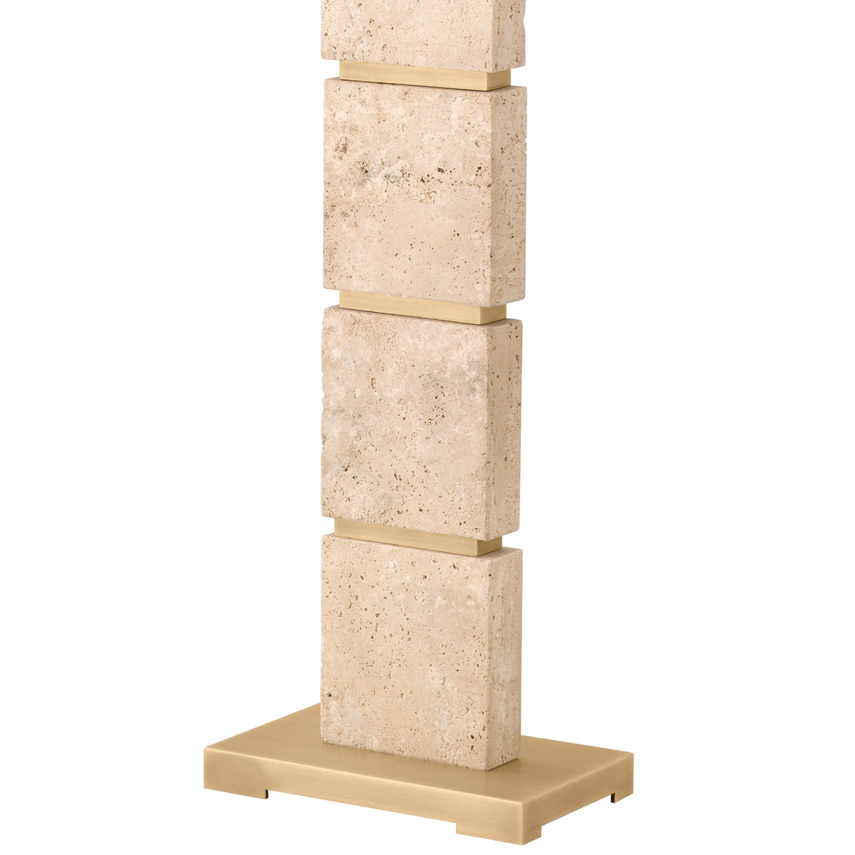 Floor Lamp Newton Travertine Incl Shade Eichholtz