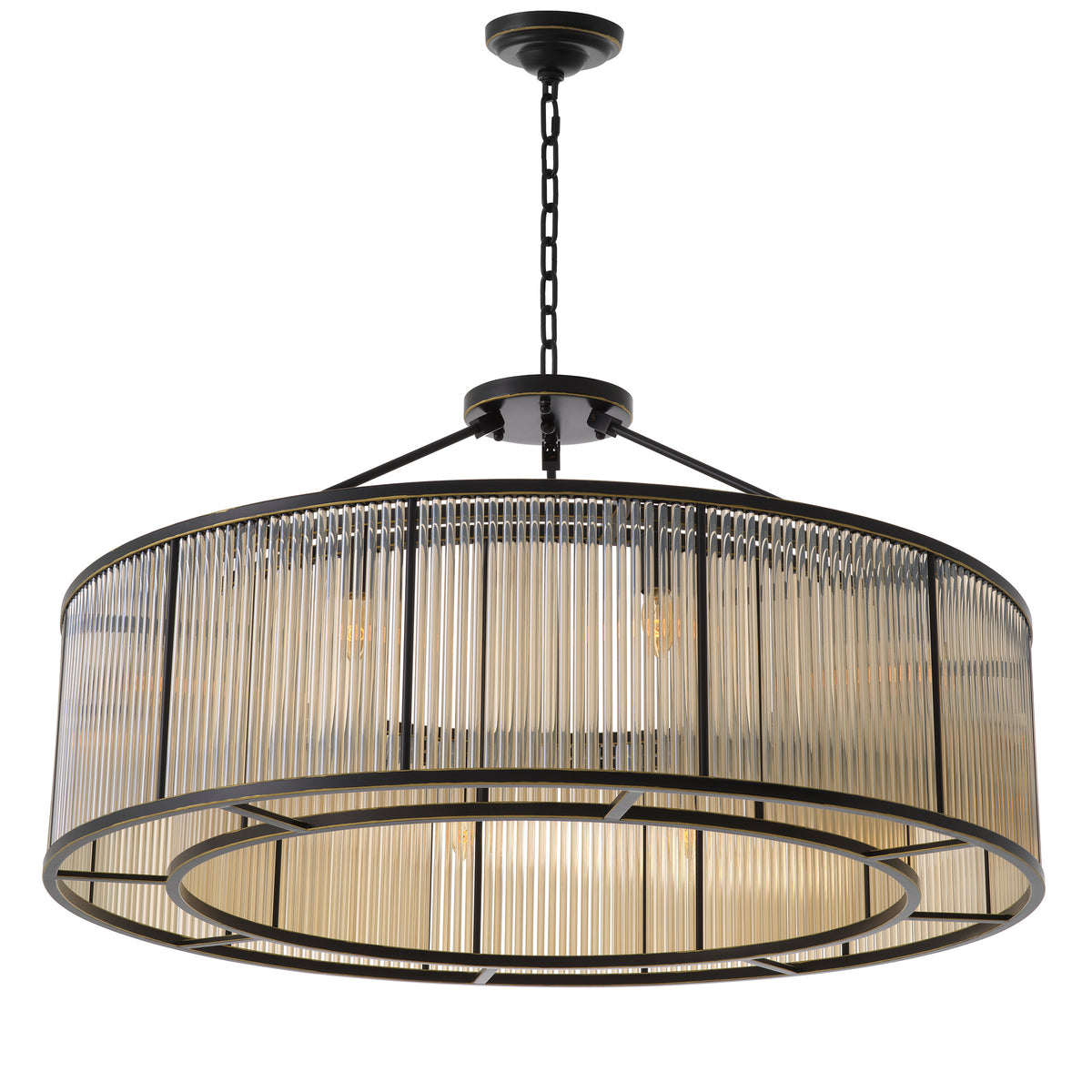Ceiling Lamp Bernardi Xl Bronze Finish Eichholtz