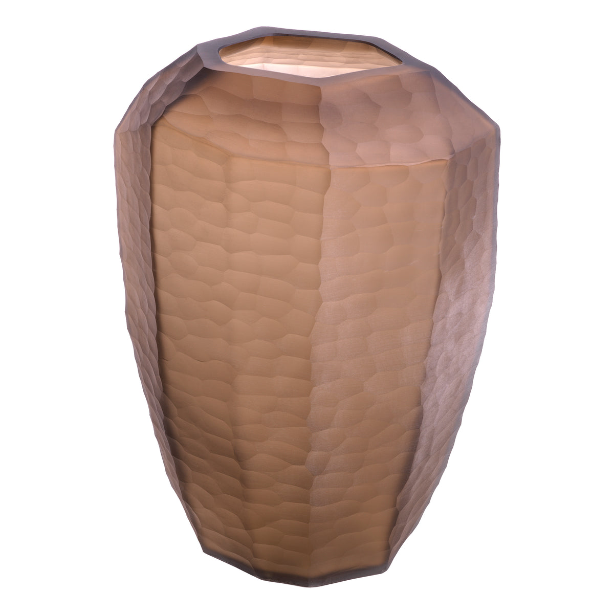 Vase Larisa Brown Glass Eichholtz