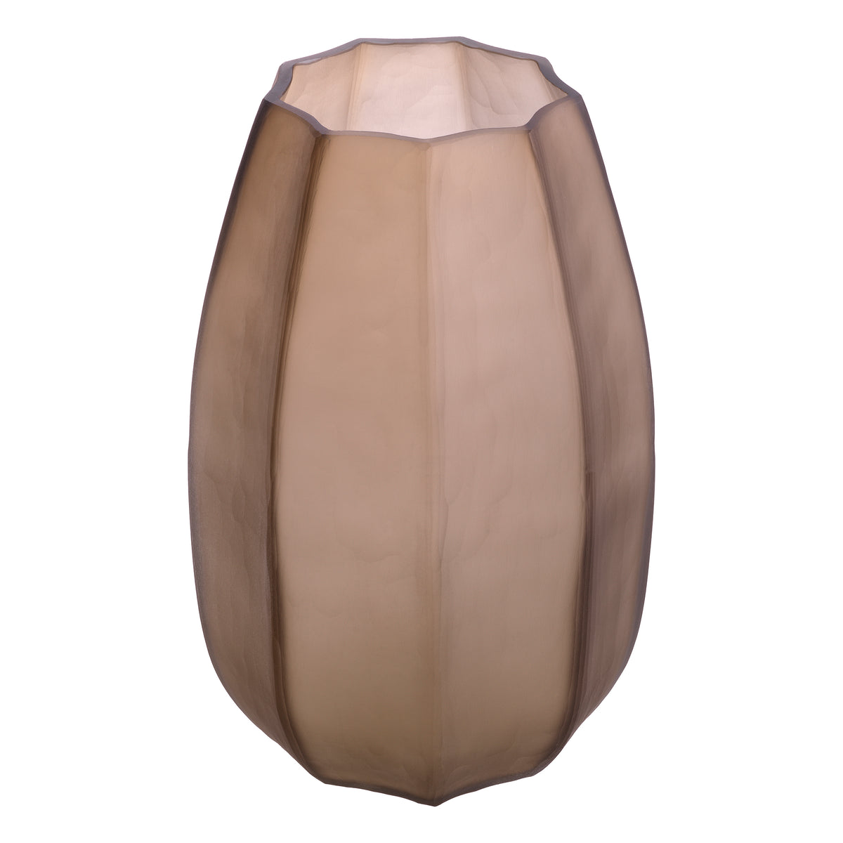 Vase Tiara Small Brown Glass Eichholtz