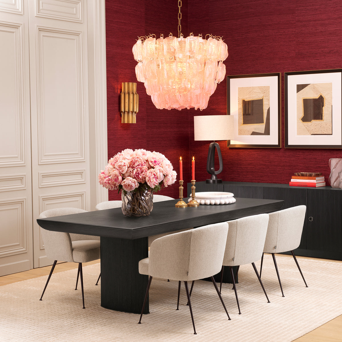 Table Lamp Madrona Bronze Highlight Finish Incl Shade Eichholtz