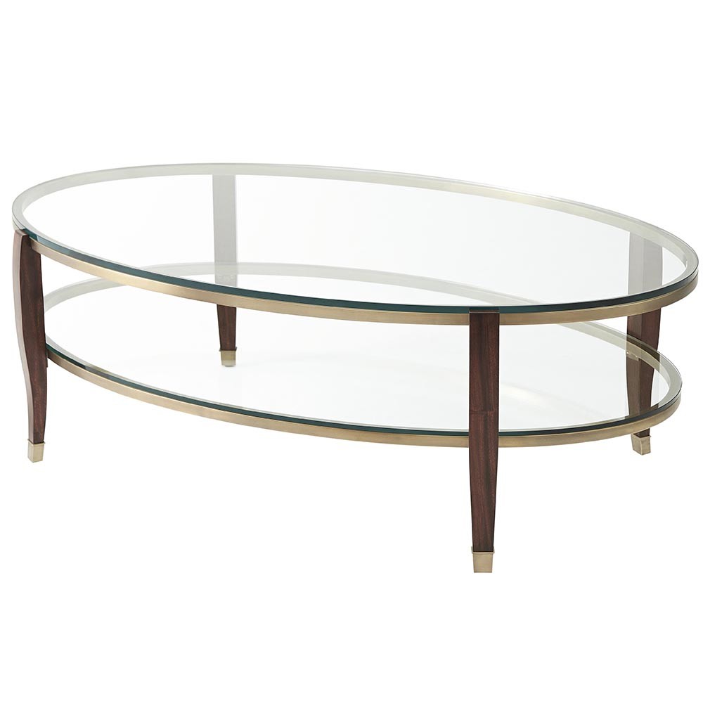 Seeing Double Coffee Table by Theodore Alexander