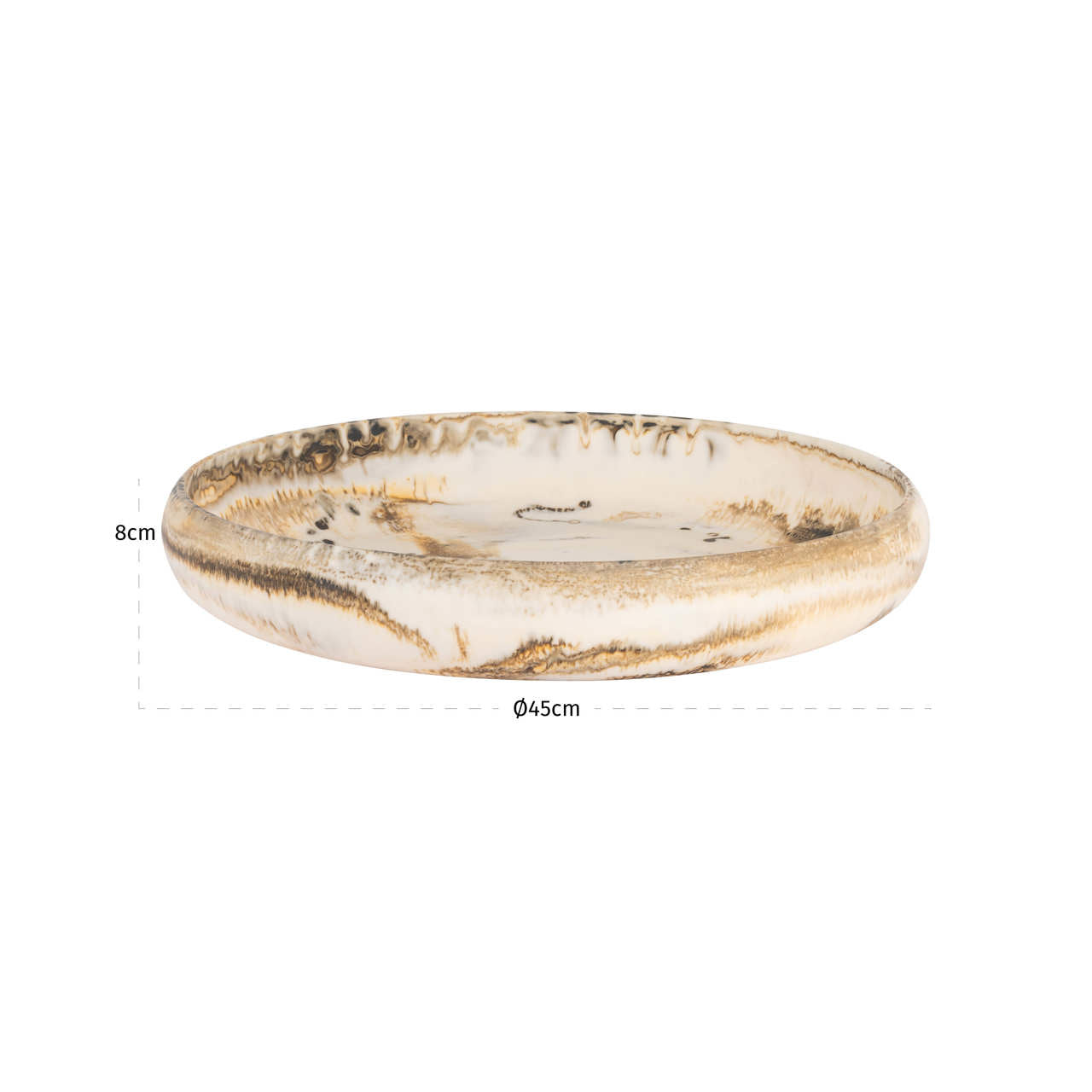 Daisy Beige Bowl by Richmond Interiors