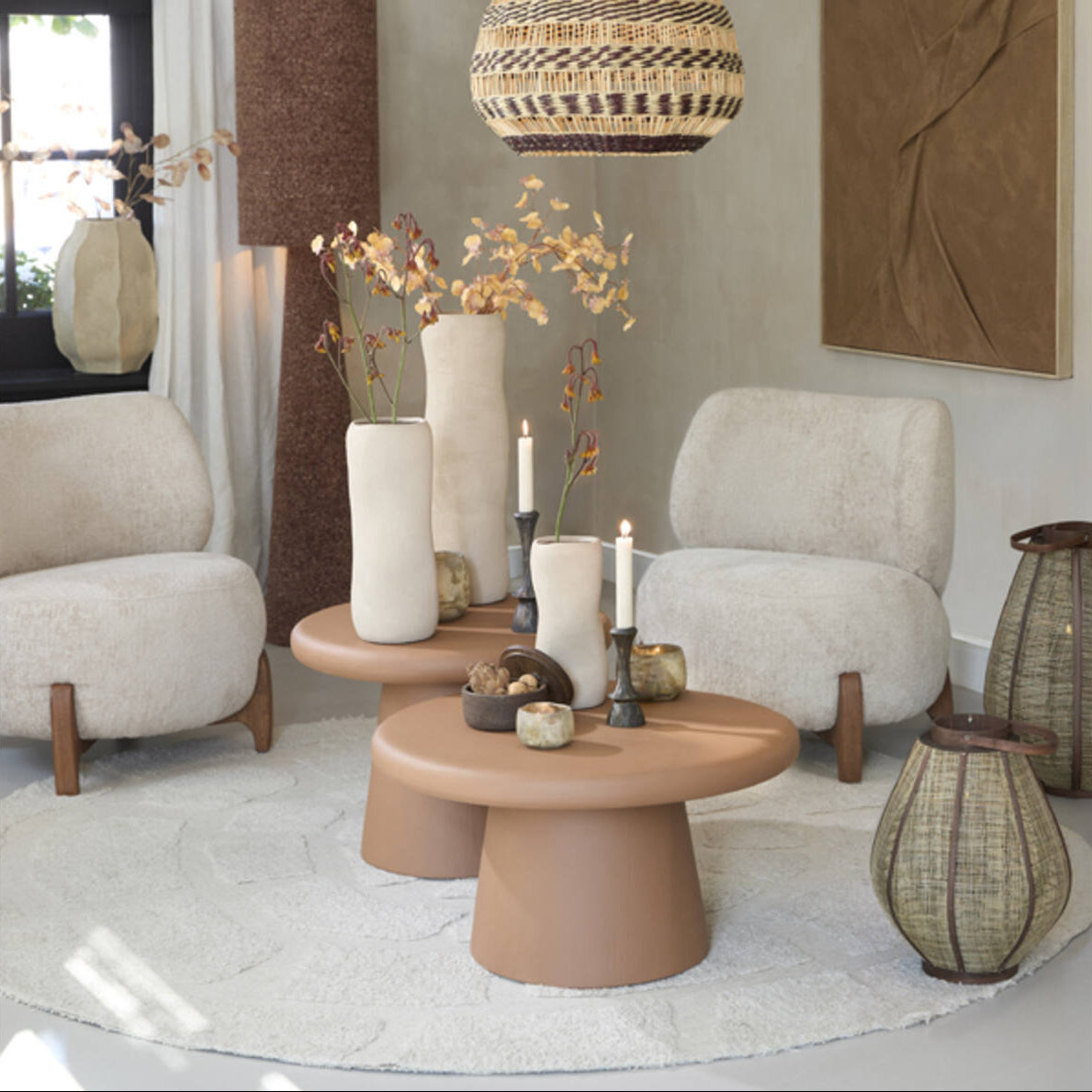 Kulona Terracotta Coffee Table Light & Living