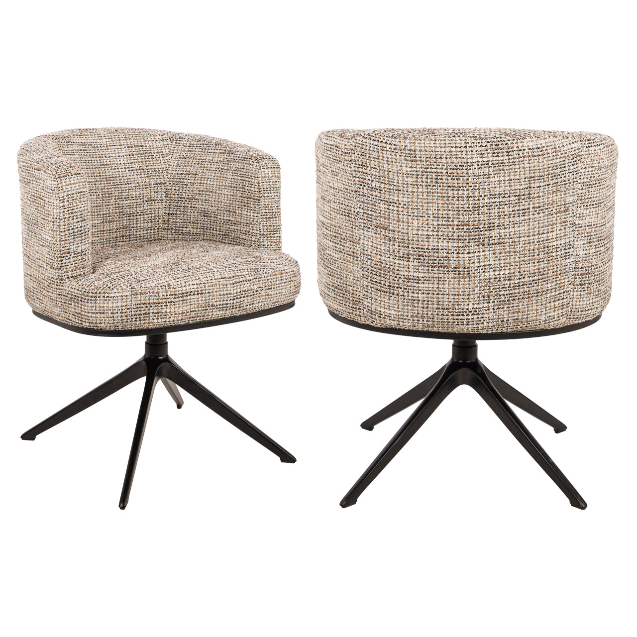 Cheyenne Trendy Natural Swivel Chair by Richmond Interiors
