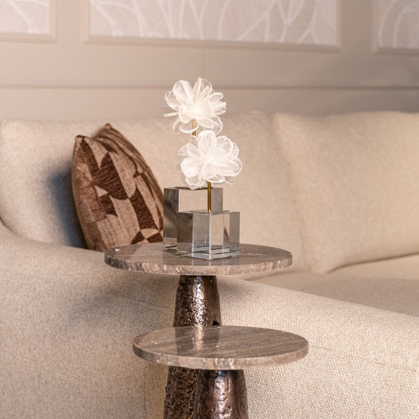 Eldora Bronze Side Table - 30cm by Richmond Interiors