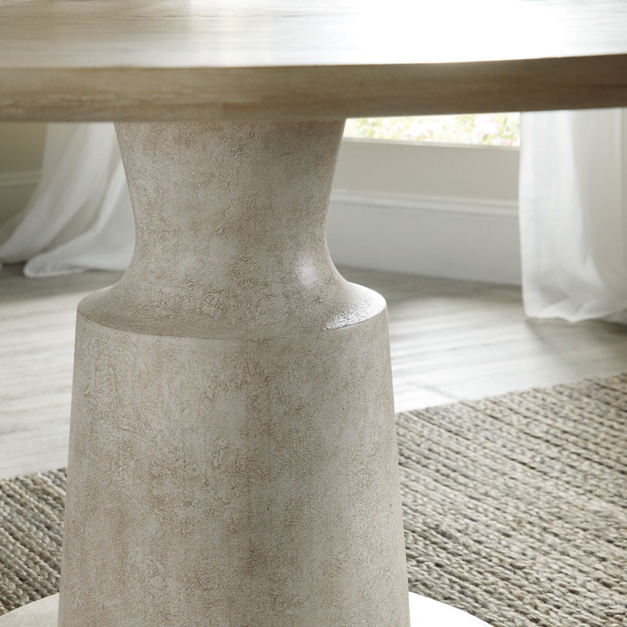Cascade Round Pedestal Dining Table by Hooker
