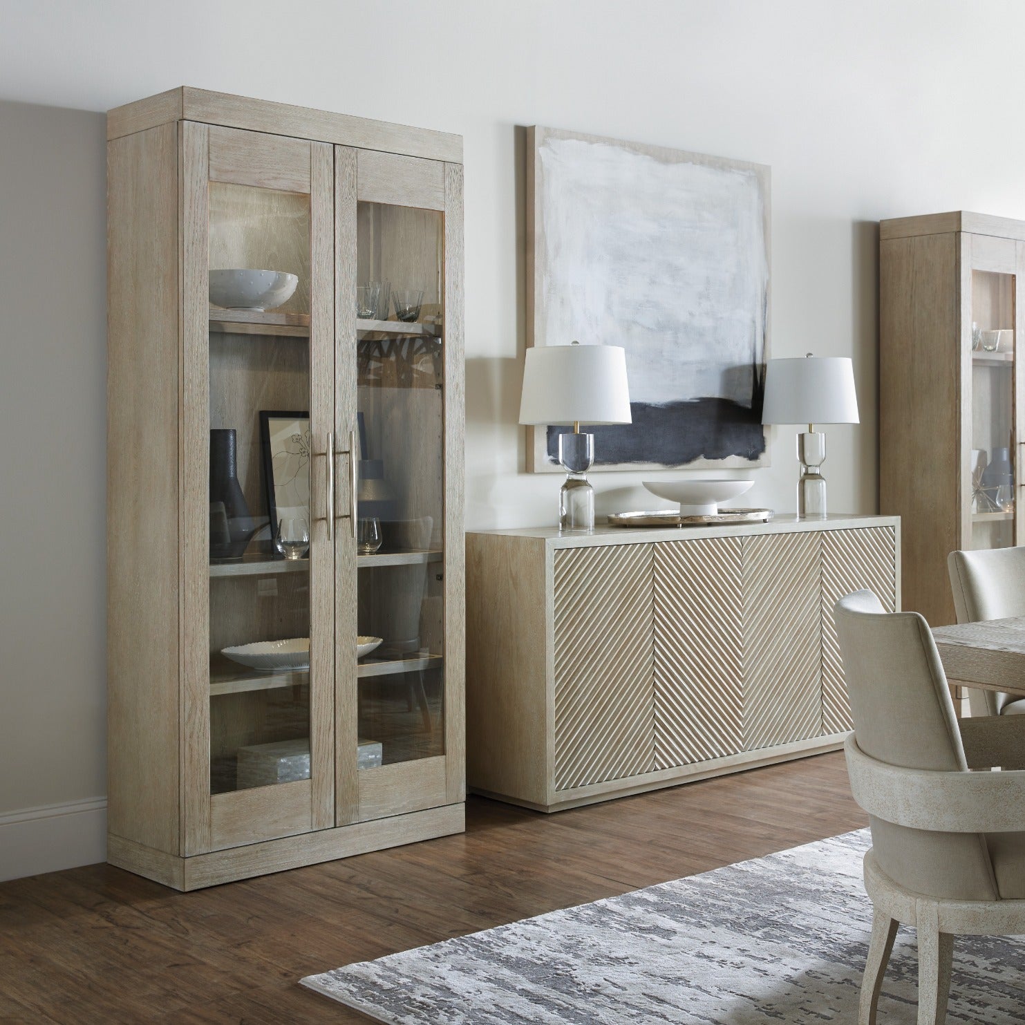 Cascade Display Cabinet by Hooker