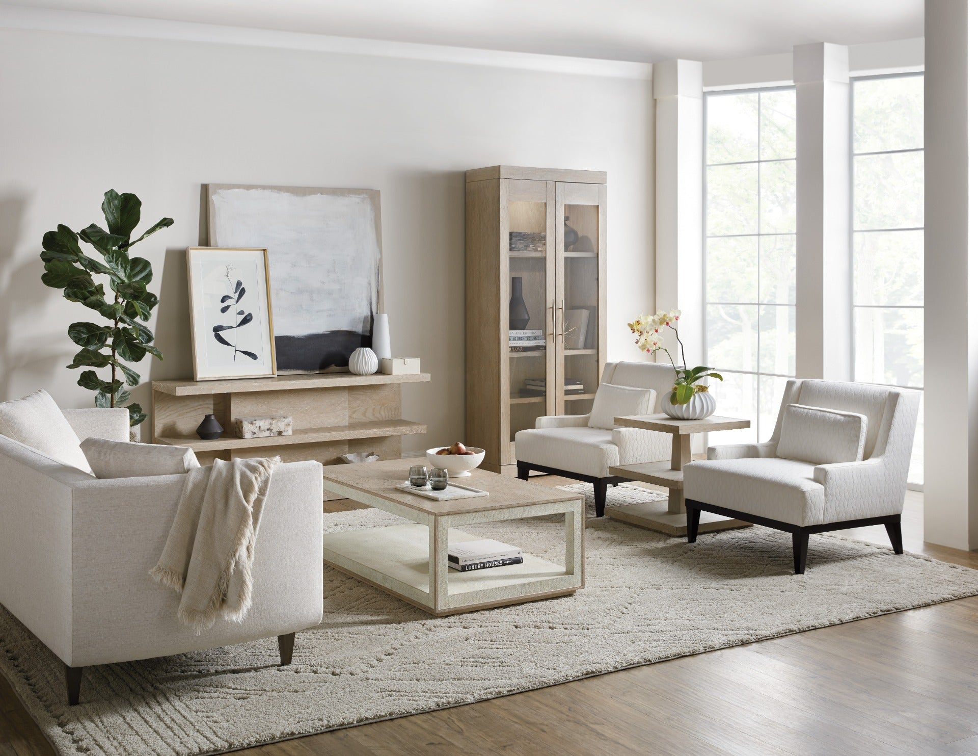 Cascade Display Cabinet by Hooker