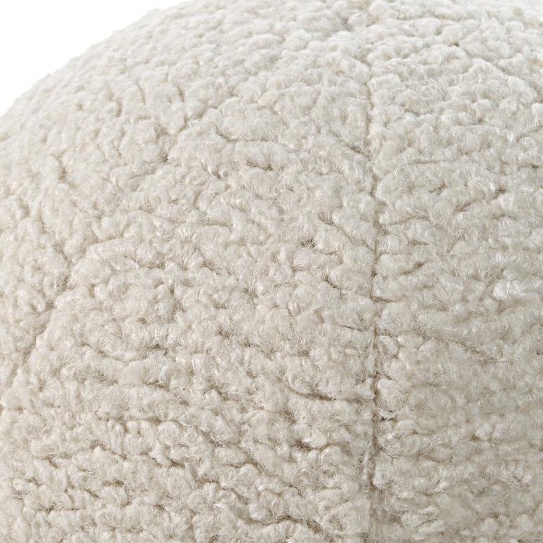 Capra Ball Sheepskin Pillows - Set of 2 by Uttermost