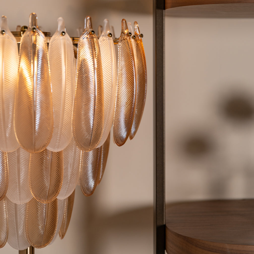 Chloe Brass Antique Floor Lamp by Richmond Interiors