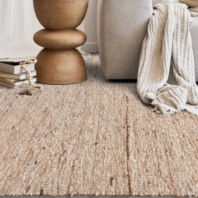 Rafael Rug in Ivory Wool - 183 x 274 cm by Uttermost