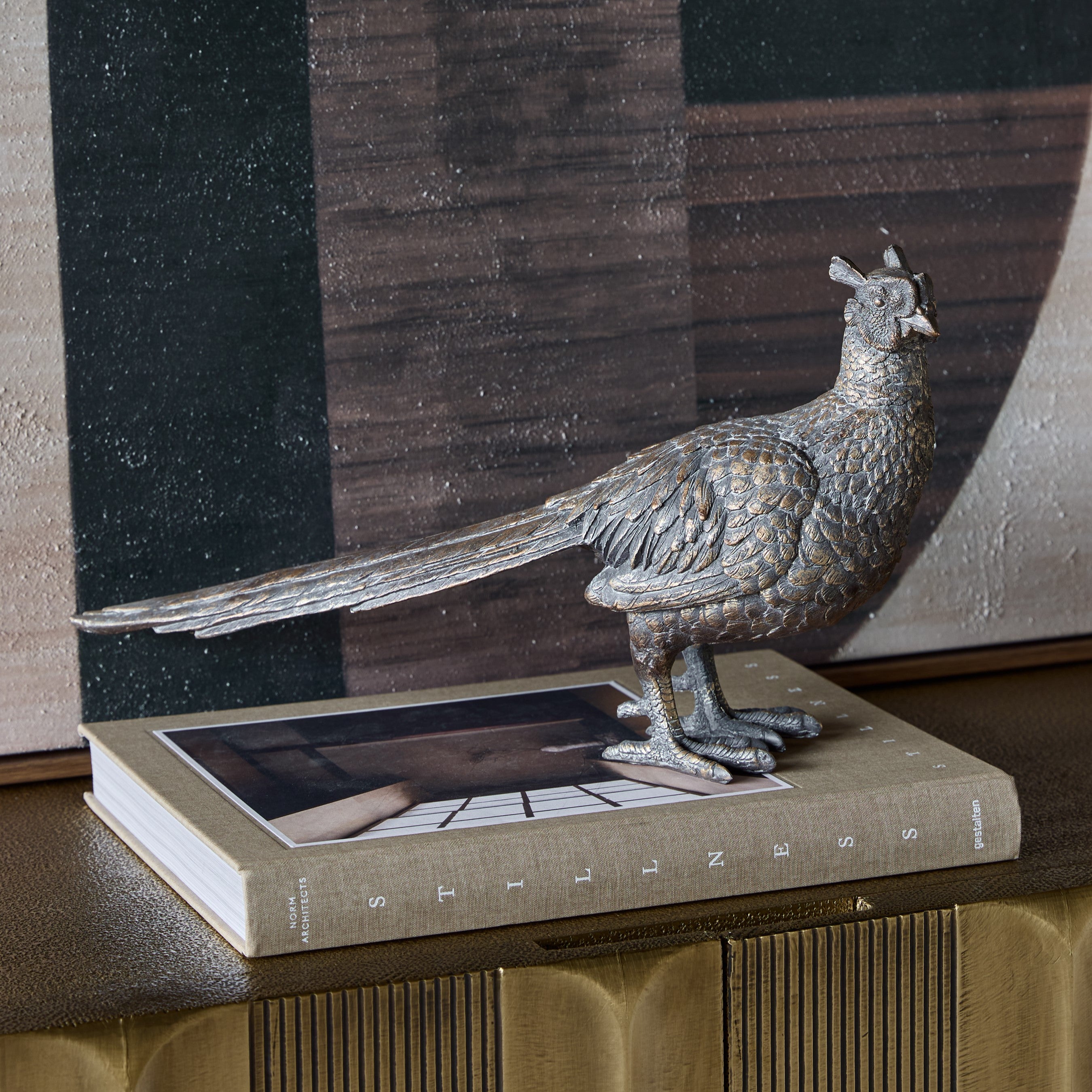 Philly Pheasant Sculpture by Libra Interiors