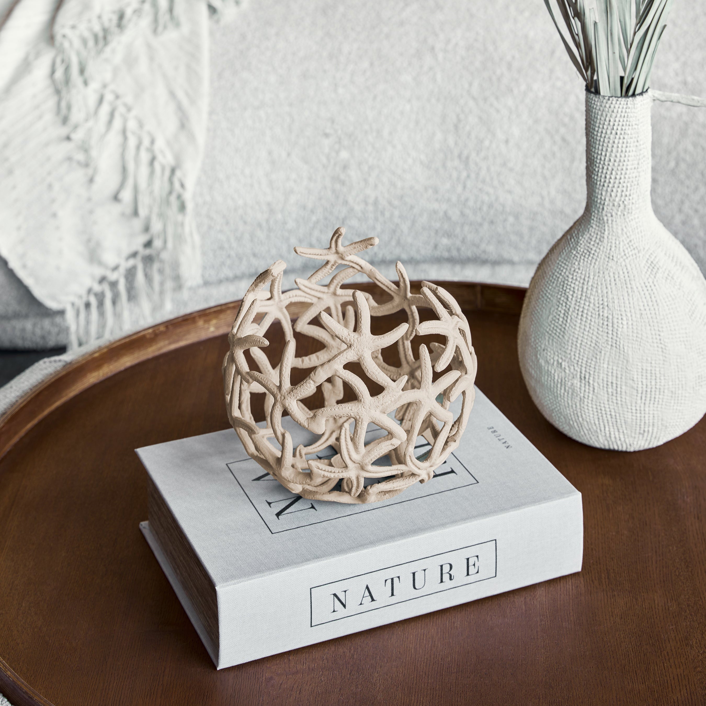 Seaside Starfish Beige Stonewash Deep Bowl Libra Interiors
