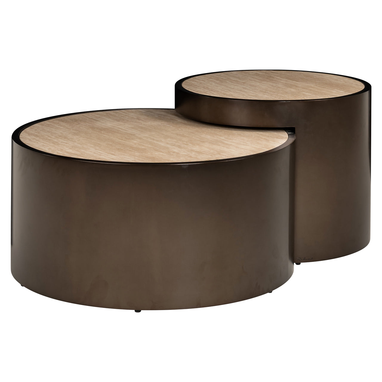 Coffee table Ronson beige (Set of 2) by Richmond Interiors
