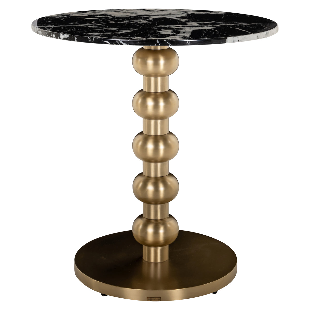 Bistro table Witlox black/gold 75Ø by Richmond Interiors