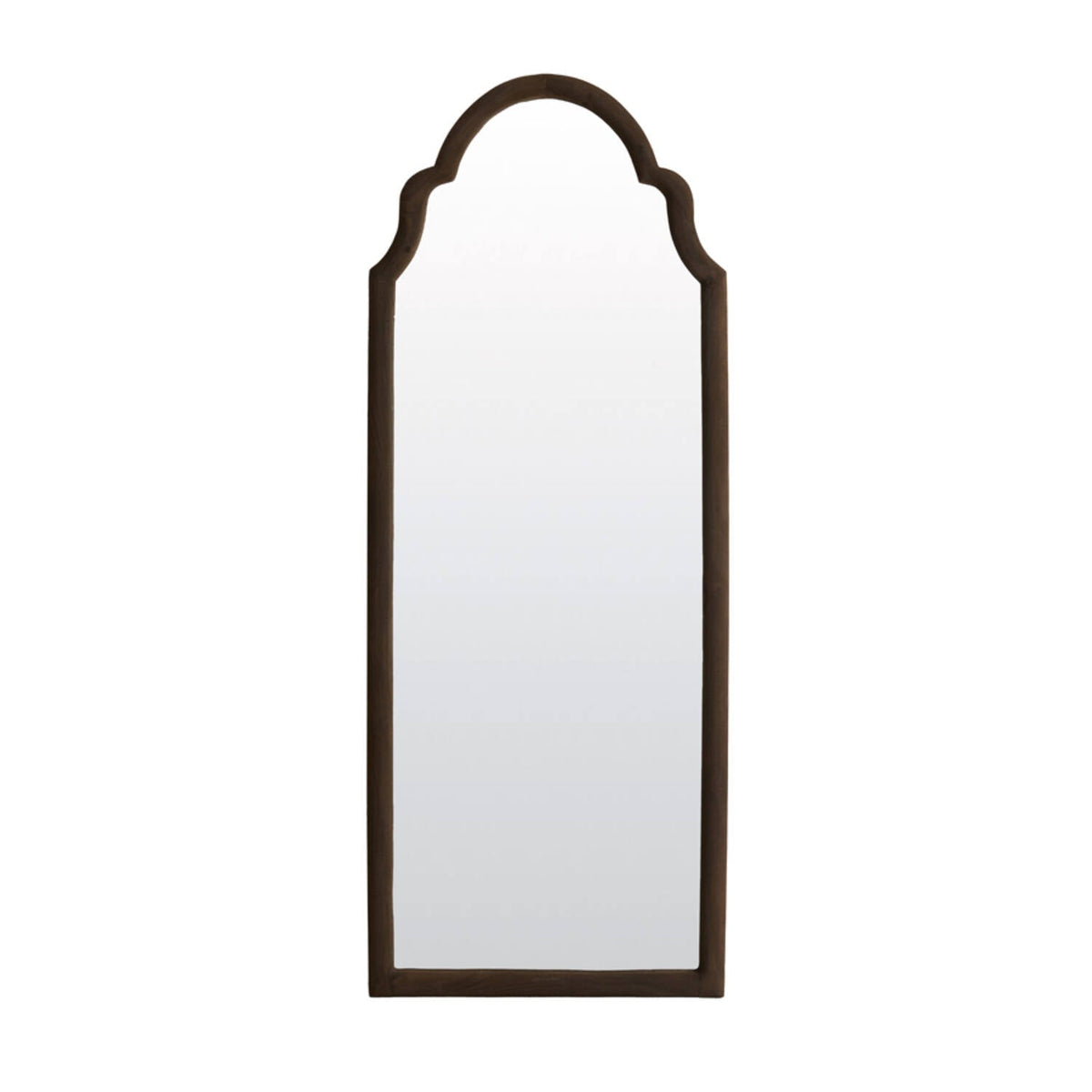 Lucine Wood Dark Brown Mirror - Tall Light & Living