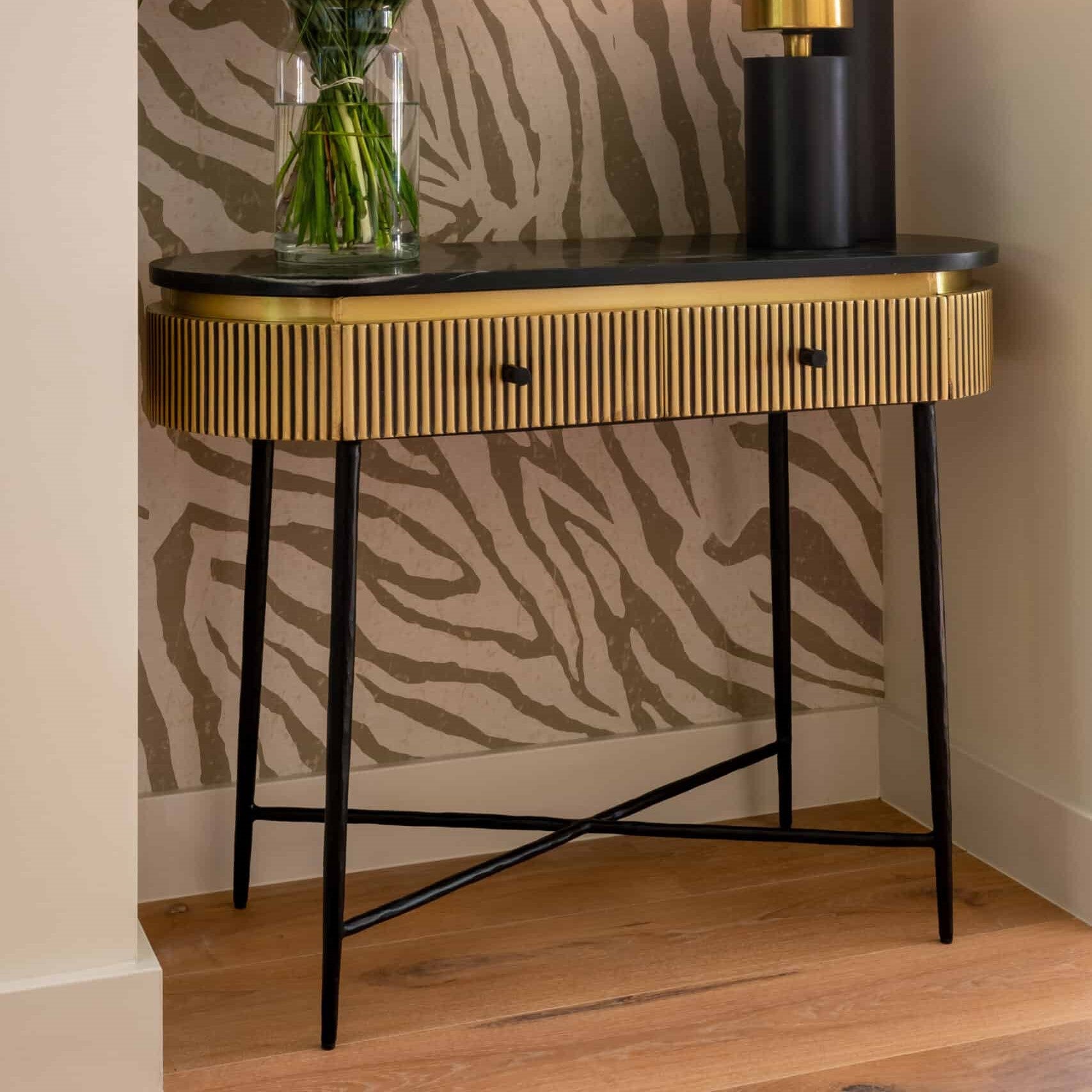 Console Ironville Console Table 2 Drawers by Richmond Interiors