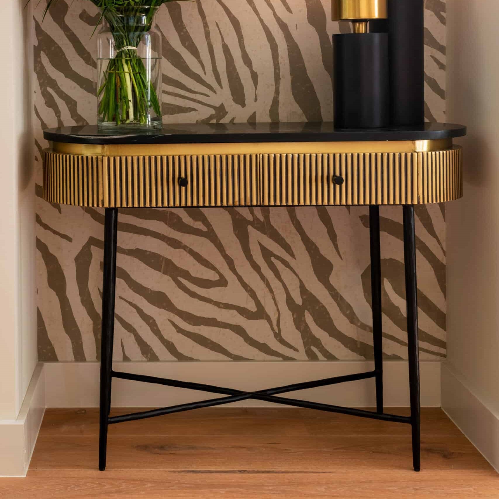 Console Ironville Console Table 2 Drawers by Richmond Interiors