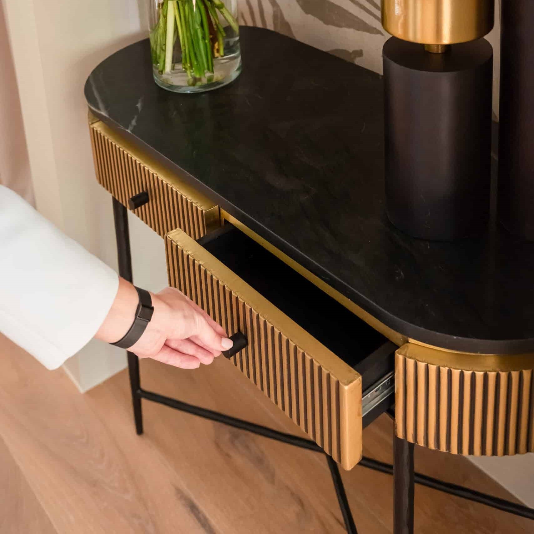 Console Ironville Console Table 2 Drawers by Richmond Interiors