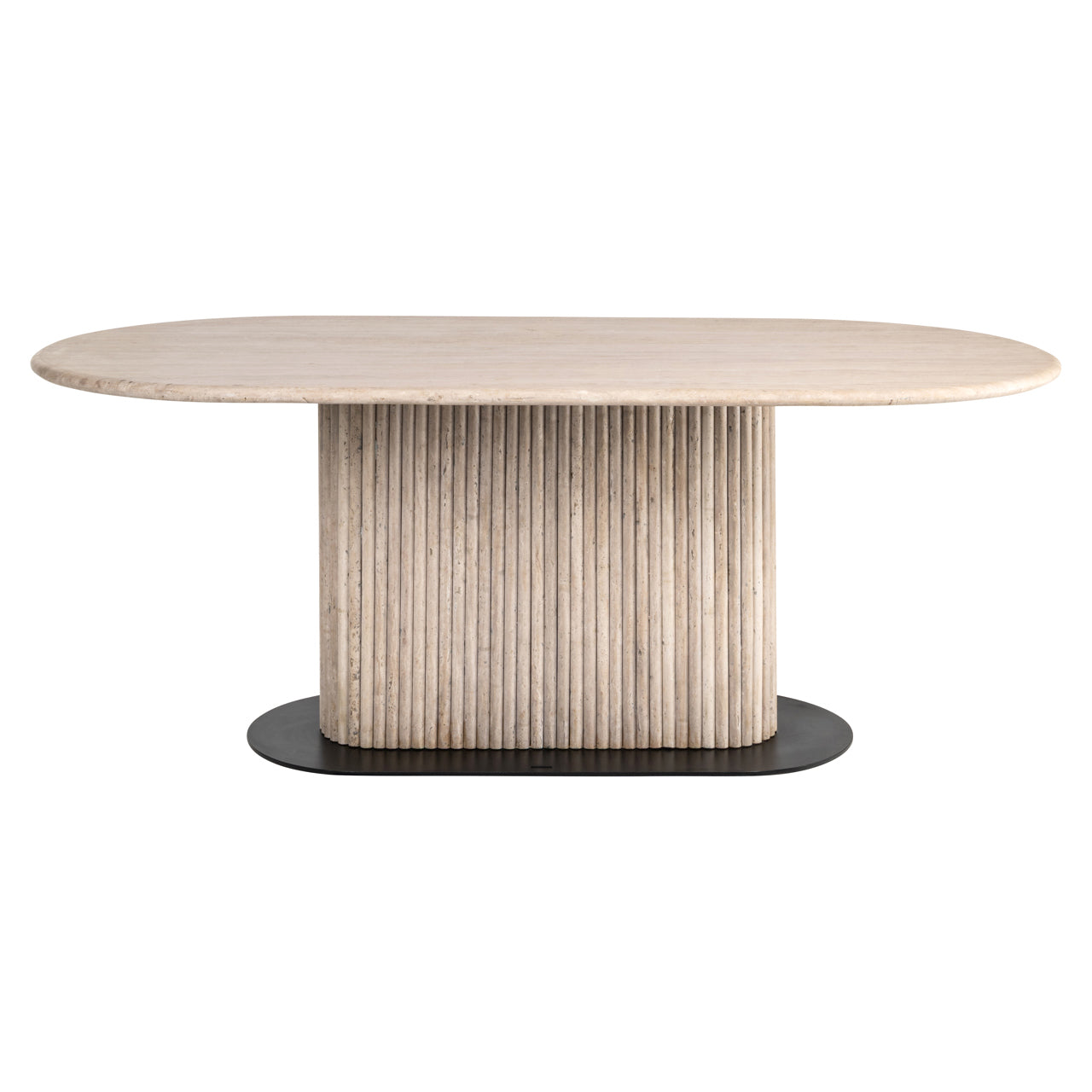 La Cantera Beige Travertine Dining Table - 200cm by Richmond Interiors