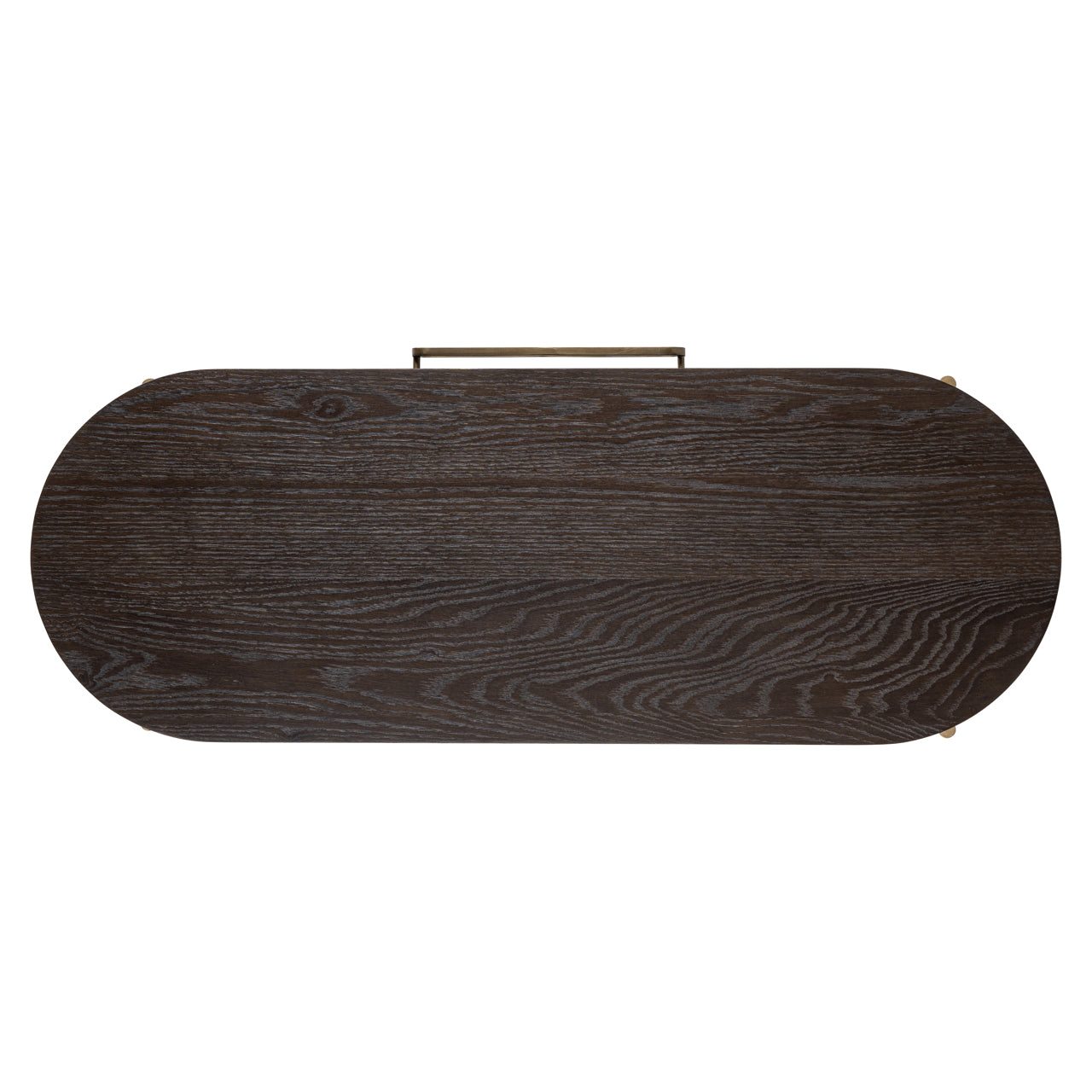 Luxor Brown Oak Veneer Fluted Console Table by Richmond Interiors
