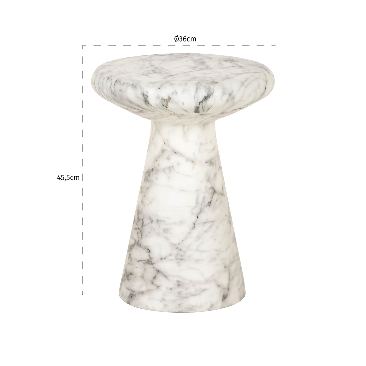 End table Lohan white by Richmond Interiors