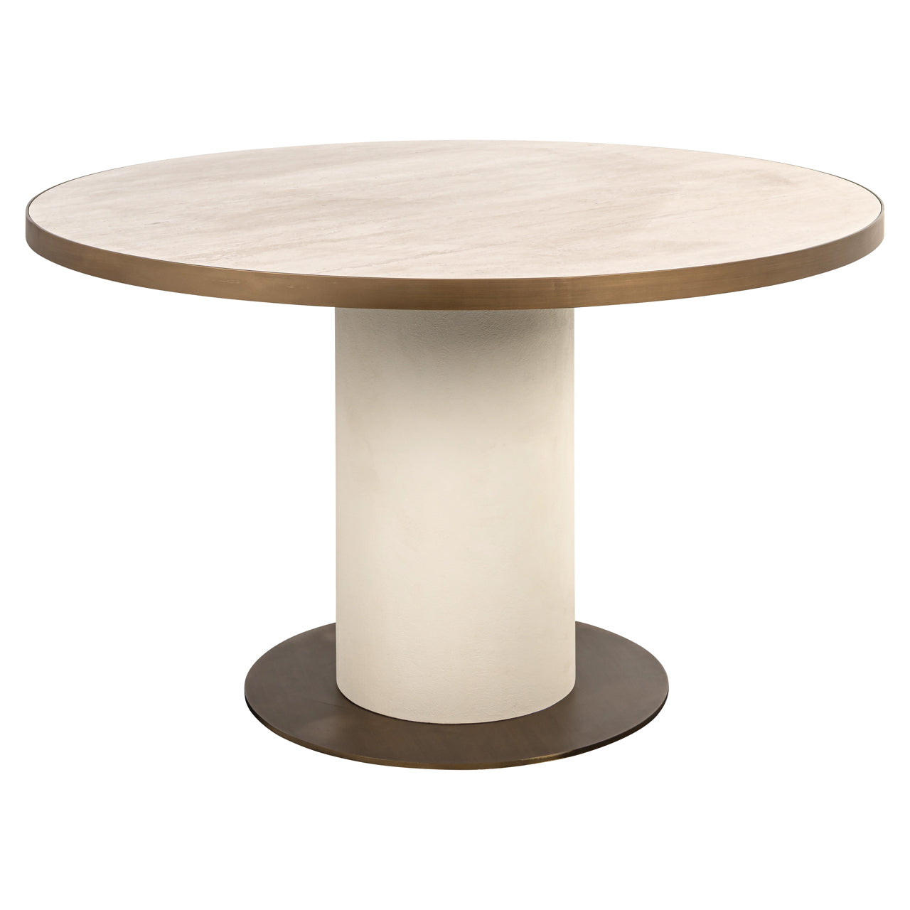 Tivoli White Round Dining Table - 130cm by Richmond Interiors