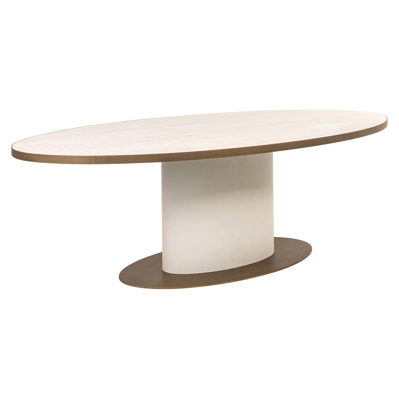 Tivoli White Oval Dining Table by Richmond Interiors