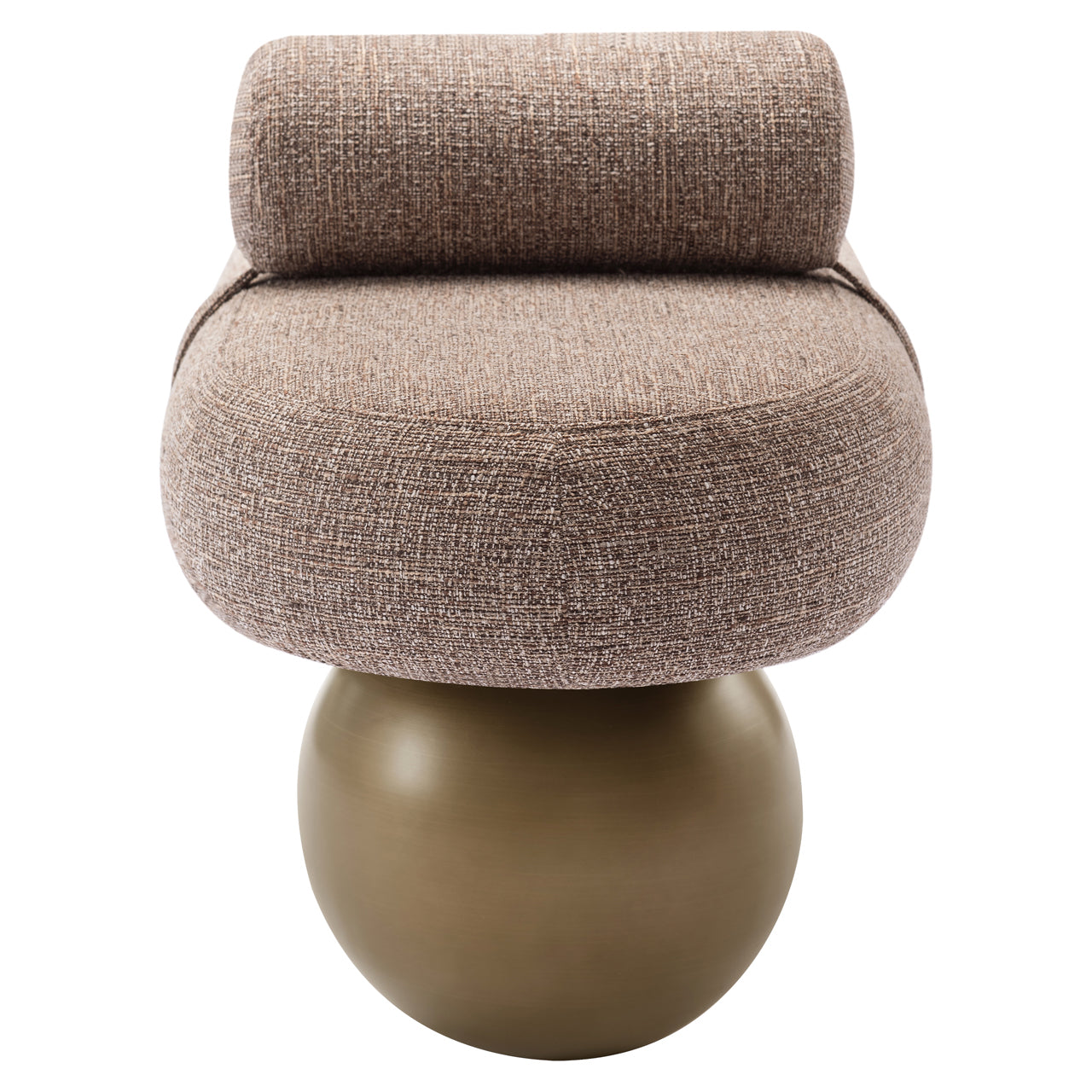 Alexander Jones Brown Tweed Bench Seat by Richmond Interiors