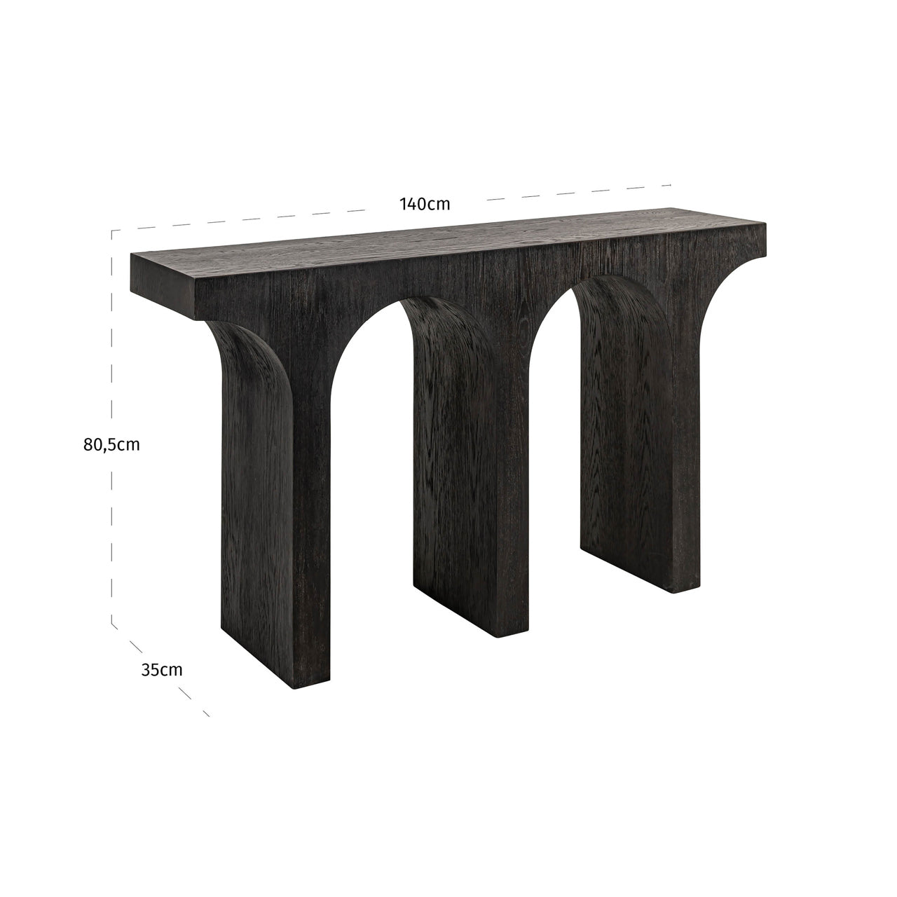 Console Ashford dark brown by Richmond Interiors