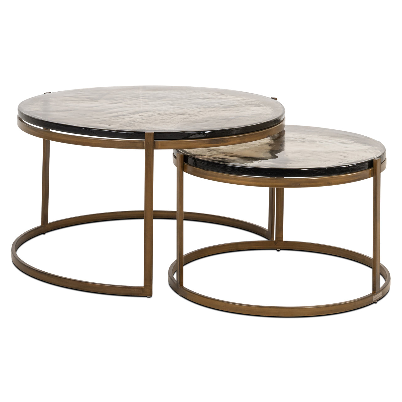 Coffee table Cleo gold (Set of 2) by Richmond Interiors