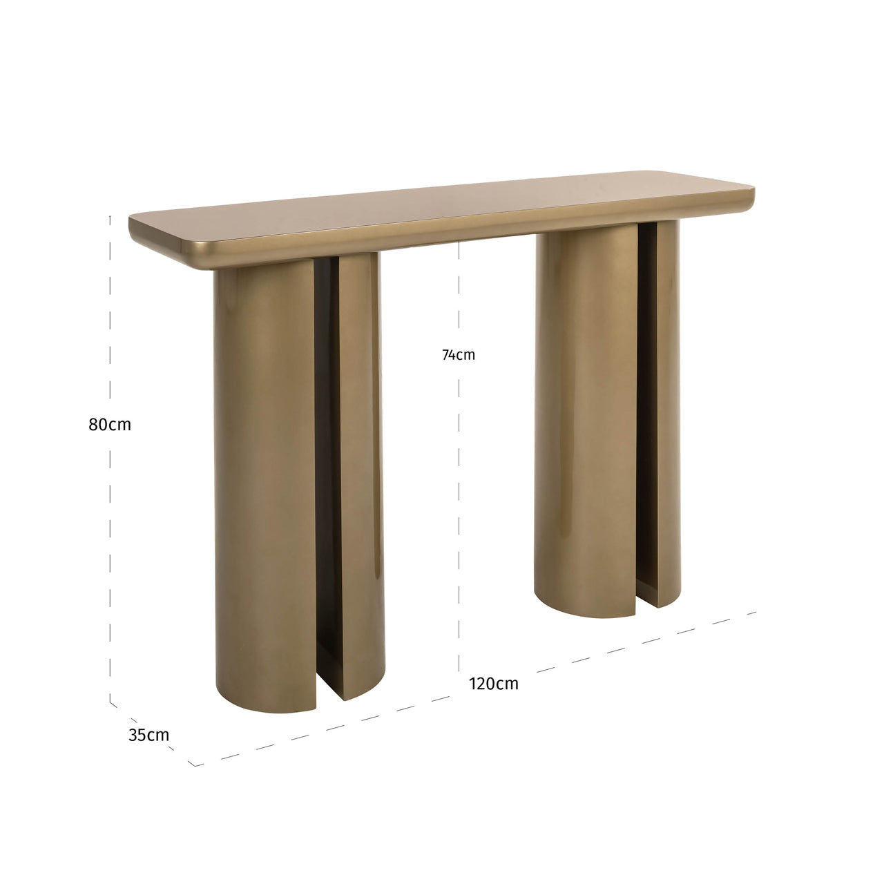 Console Whisker gold by Richmond Interiors