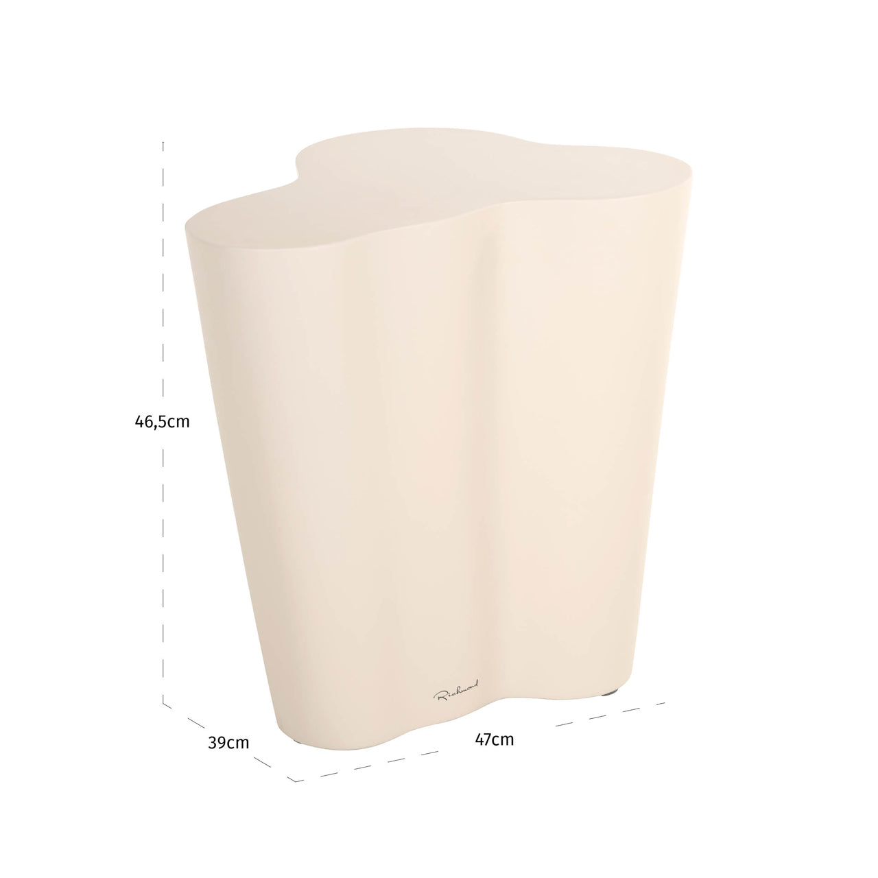 Urban Bloom Sandstone Outdoor End Table by Richmond Interiors