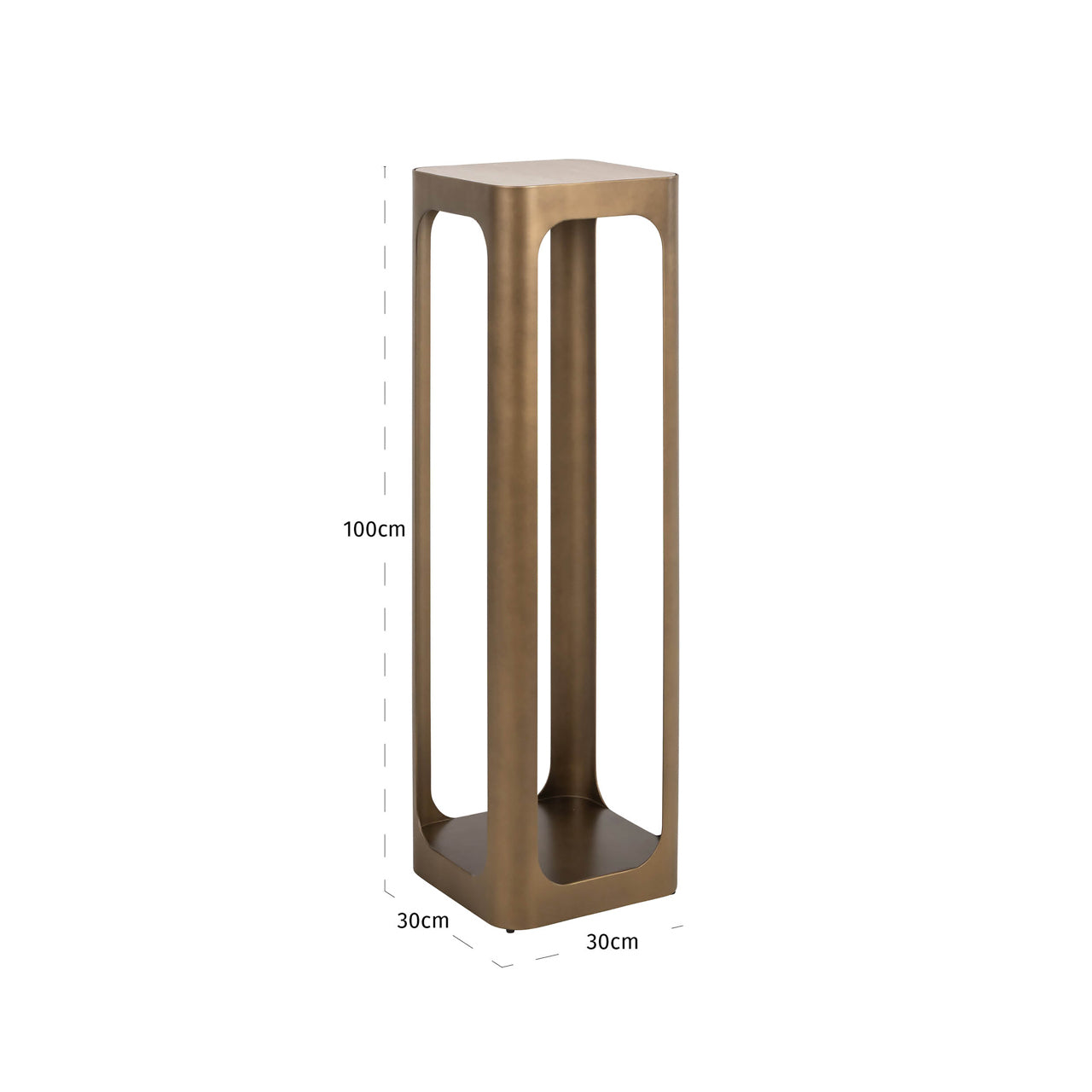 Claridge Antique Gold Ceramic Top Column by Richmond Interiors