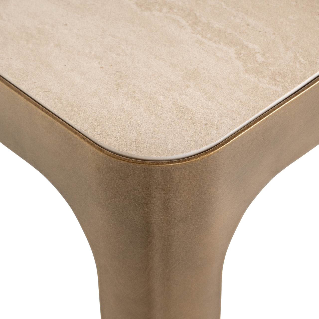 Claridge Antique Gold Ceramic Top Column by Richmond Interiors
