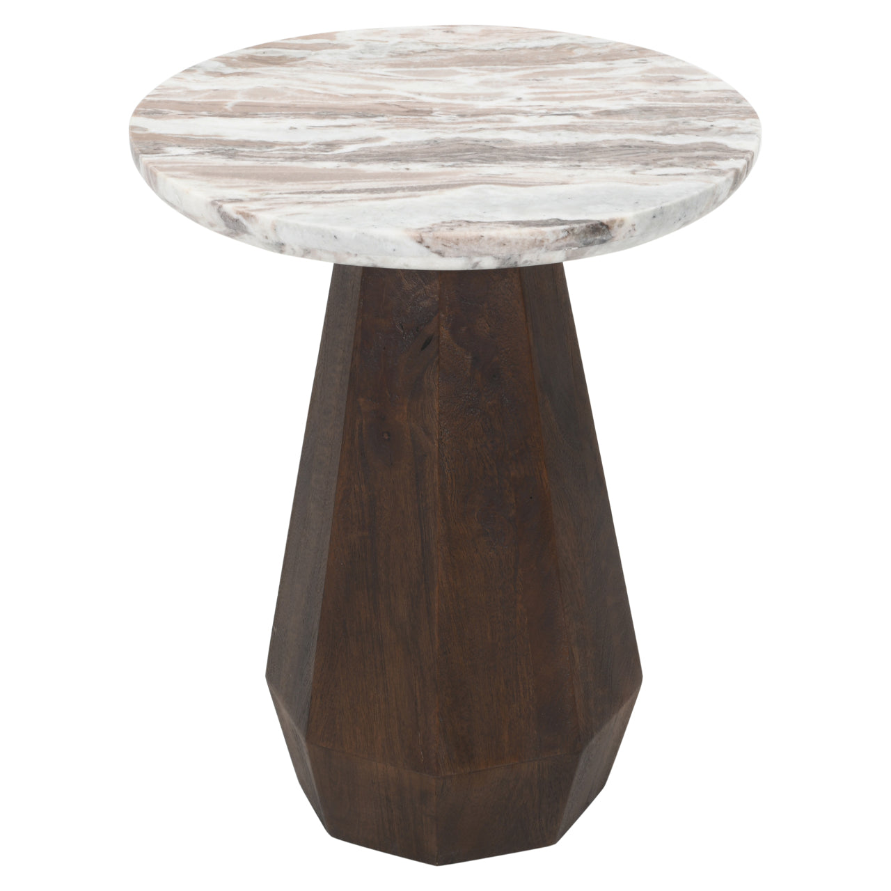 Oberoy Blush Beige End table - 45cm by Richmond Interiors