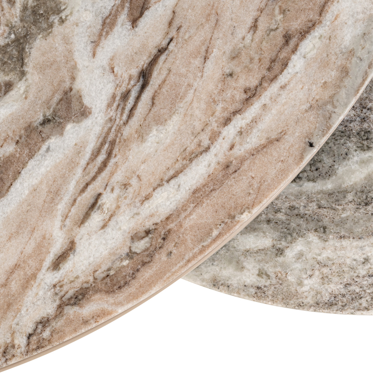 Fairfax Clay Marble Coffee Table (Set of 2) by Richmond Interiors
