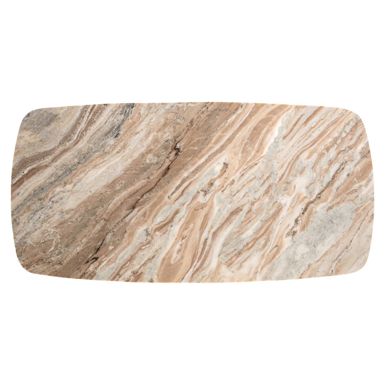 Bottega Blush Beige Marble Coffee Table by Richmond Interiors